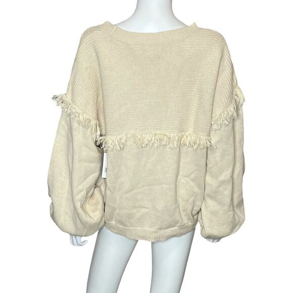 Joie Angelia Pullover Top in Bleached Stone Women’s Sz XL - Picture 4 of 8